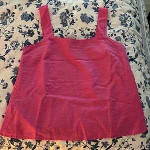 J Crew linen tank top.